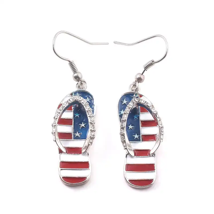 USA FLIP FLOP EARRINGS