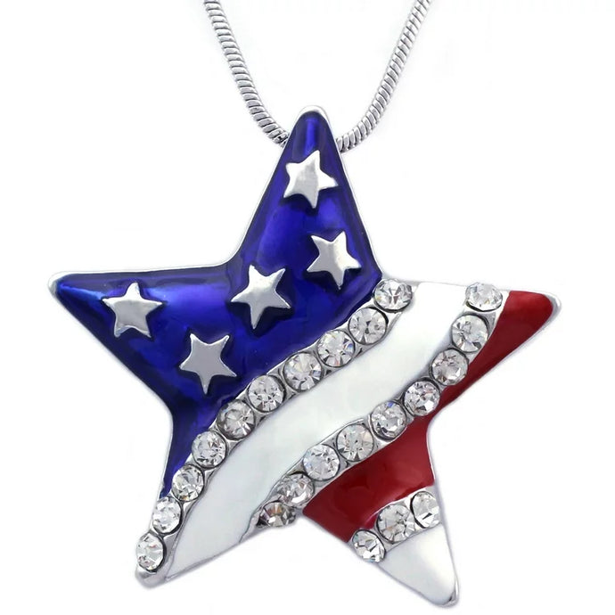 USA STAR NECKLACE