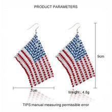 Load image into Gallery viewer, USA FLAG EARRINGS
